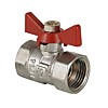 Кран шар. COMPACT, рукоятка бабочка 1/2" вн.-вн. 