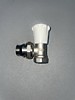 STEELSUN 1/2" Угловой ручной вентиль  с патрубком антипротечка, SLA4026