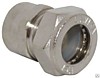 Муфта труба-вн.резьба , V/S (F) 15*1/2" НР, НИКЕЛЬ, УСИЛЕННЫЙ, Lavita, (20 шт/уп)