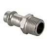 Соединитель нерж. сталь с нар.р. 22х1/2"	