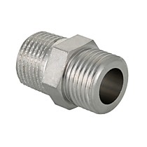 Ниппель нерж. сталь 1/2"х1/2"			