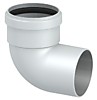 Колено алюминиевое 90°. ф80мм (папа/мама) (36шт/кор)