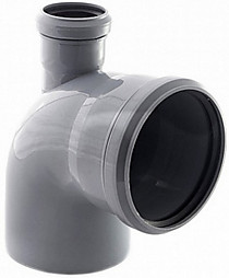 Отвод канализационный (вверх) (110х110х50х90°)